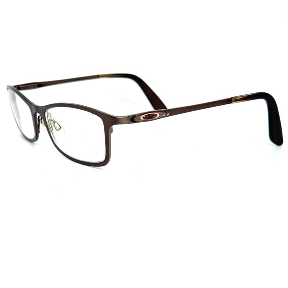 Oakley Brown Metal Rectangular Frame‎ Eyeglasses OX5083-0450 50-16-134 H14452
